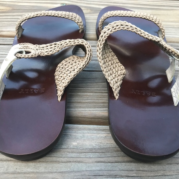 Bally Women Sandal Luxury Shoe Made in Italy Size - Picture 6 of 8